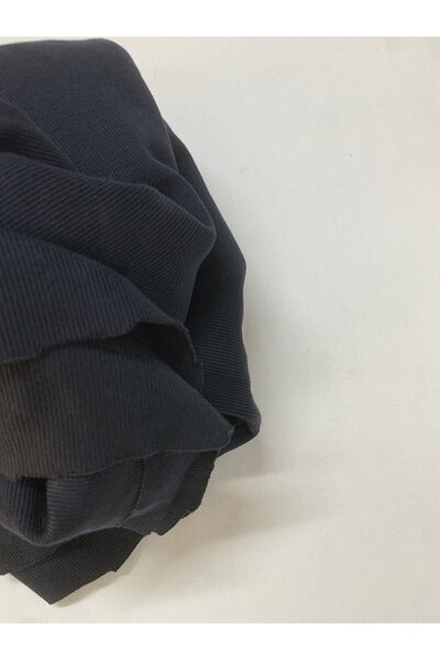 Yiğit Kumaş Thessaloniki Combed Cotton Fabric, Piece 85X170 cm Navy Blue