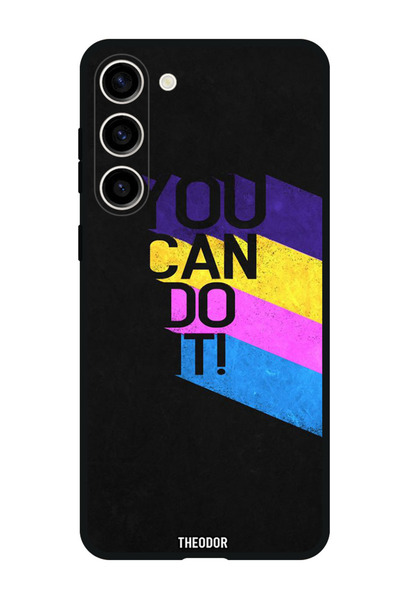 Theodor جراب واقٍ مضاد للخدش والصدمات لهاتف Samsung Galaxy S23 FE يمكنك فعل ذلك