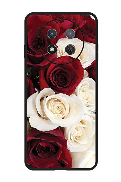 Theodor جراب واقٍ مضاد للخدش والصدمات لهاتف هواوي إنجوي 60X، لون أبيض وأحمر