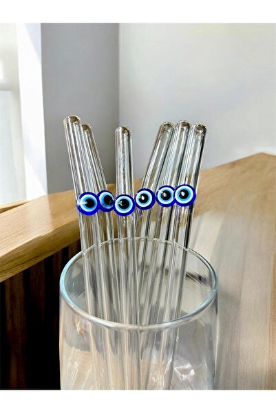 nazarboncuğu Nazar Boncuklu 1 Adet Cam Pipet