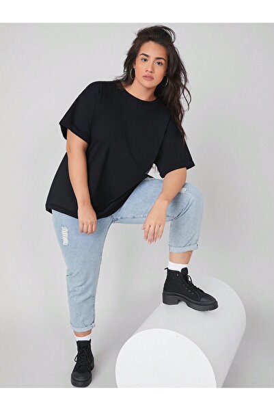 DAXİS Sportwear Company Women's Plus Size Relaxed Fit T-Shirt