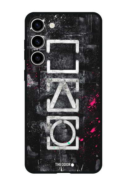 Theodor جراب واقٍ مضاد للخدش والصدمات لهاتف Samsung Galaxy S23 FE برموز الحبار