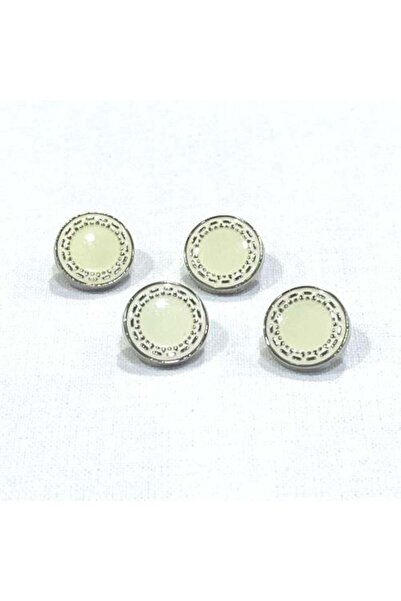 Abrar أزرار معدنية كبس للثوب السعودي الرجالي - مجموعة من 8 قطع