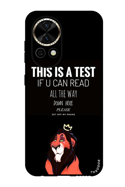 Theodor جراب حماية مضاد للخدش والصدمات لهاتف هواوي نوفا 12 ألترا هذا اختبار