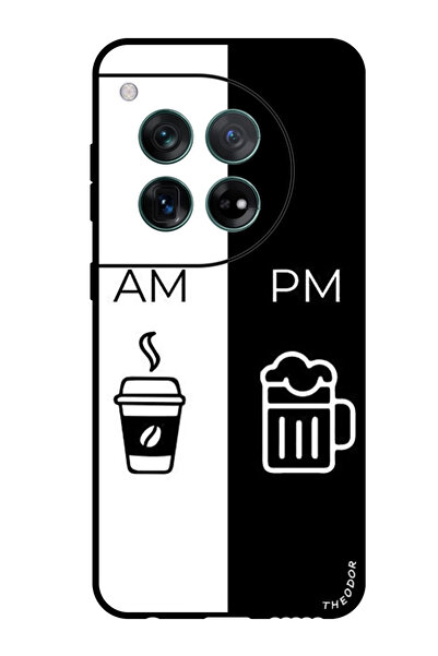 Theodor جراب واقٍ مضاد للخدش والصدمات لهاتف OnePlus 12 صباحًا - مساءً