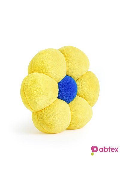 Pabtex Fan Themed Daisy Plush Pillow – Decorative and Soft Design
