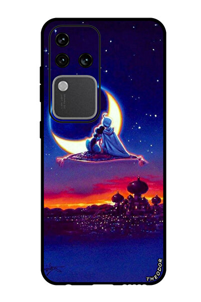 Theodor جراب واقٍ مضاد للخدش والصدمات لهاتف Vivo S18 Pro رسوم متحركة علاء الدين