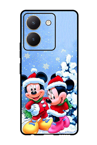 Theodor جراب واقٍ مضاد للخدش والصدمات لهاتف Vivo Y27s ميكي وميني ماوس