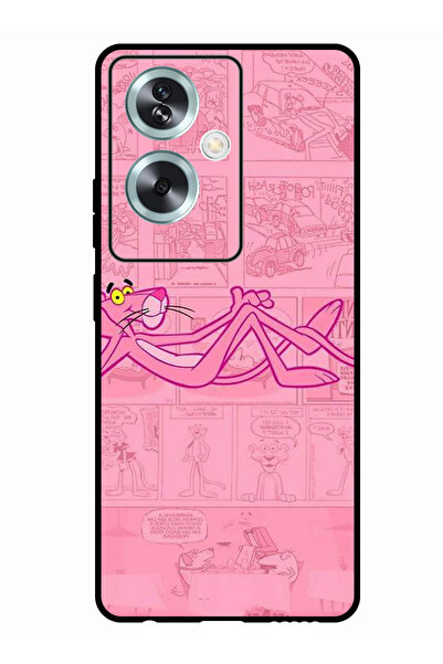 Theodor جراب واقٍ مضاد للخدش والصدمات لهاتف Oppo A79 5G Pink Panther