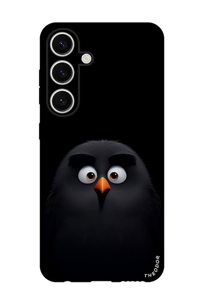 Theodor جراب واقٍ مضاد للخدش والصدمات لهاتف Samsung Galaxy S24 بتصميم طائر غا...