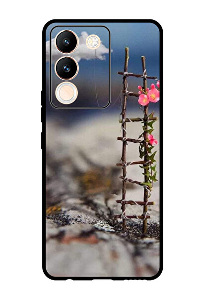 Theodor جراب واقٍ مضاد للخدش والصدمات لهاتف Vivo V29e Cloud مع درج