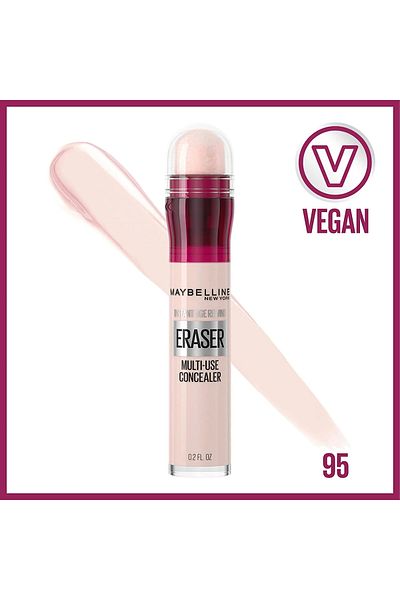 Maybelline NY Anti-Age Eraser Liquid Concealer with Sponge, shade 95 Cool Ivory, 6.8ml