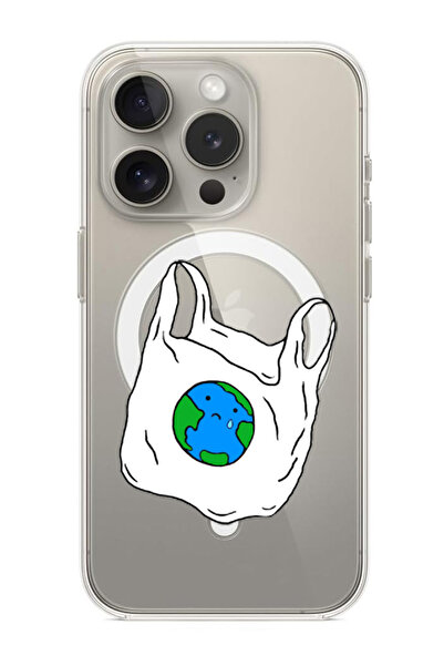 Theodor غلاف لهاتف iPhone 15 Pro مقاس 6.1 بوصة متوافق مع MagSafe، غطاء ممتص للصدمات للهاتف بدون بلاستيك