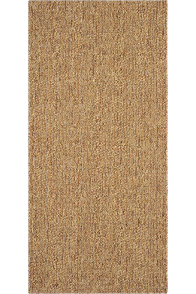 Cool Halı Milano Kahverengi Mutfak Halısı İnce Jüt Hasır Dokulu Silinebilir L...