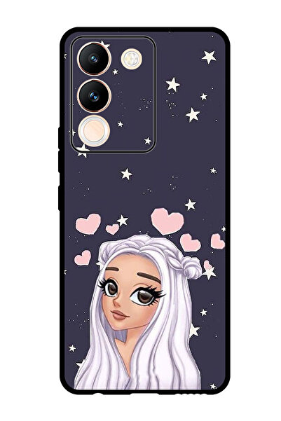 Theodor جراب واقٍ مضاد للخدش والصدمات لهاتف Vivo Y200 بخلفية نجمة الحب