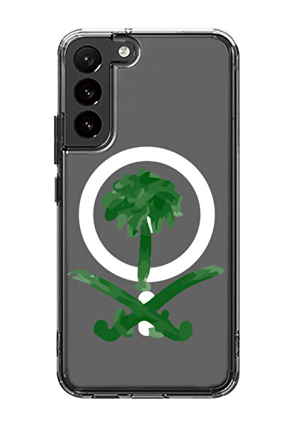 Theodor غلاف لهاتف سامسونج جالاكسي إس 23 بلس مقاس 6.6 بوصة، متوافق مع ماج سيف، جراب مقاوم للصدمات، رمز المملكة العربية السعودية