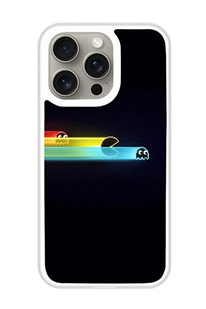 Theodor غطاء حماية لهاتف أبل آيفون 15 برو باكمان أموليد (مصد أبيض)