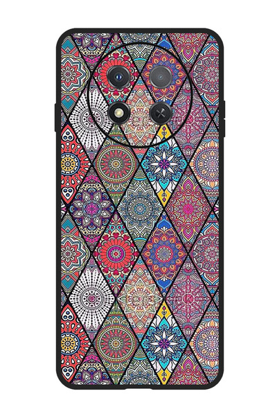 Theodor جراب واقٍ مضاد للخدش والصدمات لهاتف Huawei Enjoy 60X فن ماندالا