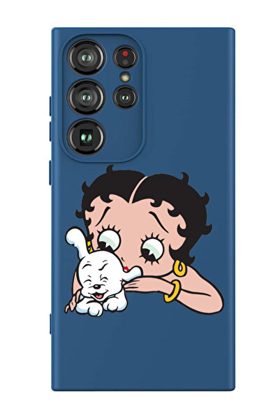 Theodor غطاء حماية سائل من السيليكون لهاتف سامسونج جالاكسي S24 ألترا (أزرق) -...