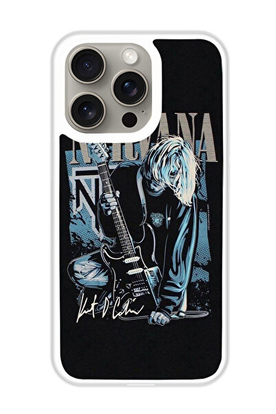 Theodor غطاء حماية لجهاز أبل آيفون 15 برو نيرفانا (مصد أبيض)