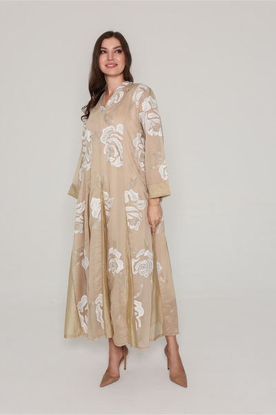 IKKXA فستان منقوش بالزهور