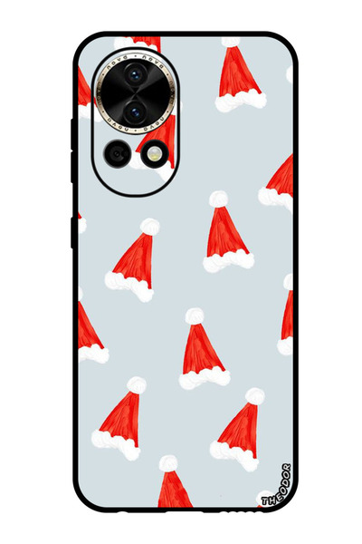 Theodor غطاء حماية مضاد للخدش والصدمات لهاتف هواوي نوفا 12 - قبعات عيد الميلاد