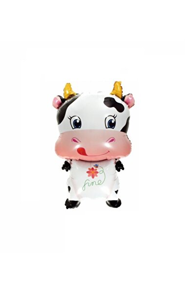 SDX Market Balon figurină vacă din folie de aluminiu, 48 cm x 79 cm