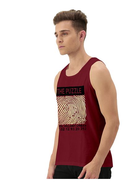 LAUREN SMITH Men’s 100% Cotton Sleeveless Sports T-Shirt – Casual, Gym & Summer Essential