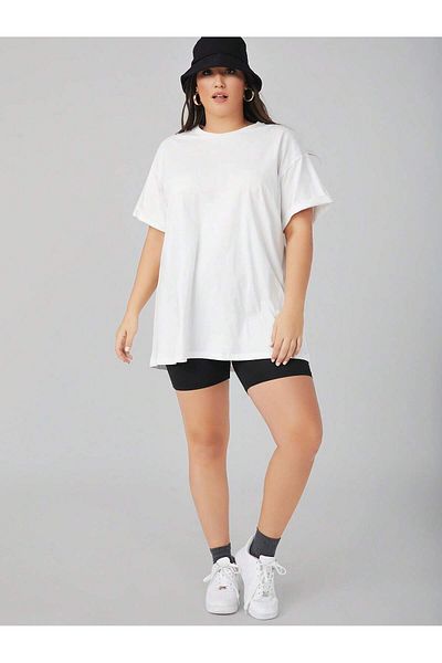 DAXİS Sportwear Company Women's Plus Size Relaxed Fit T-Shirt