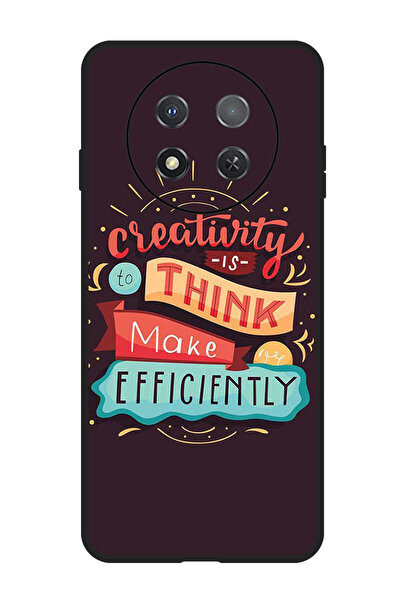 Theodor جراب واقٍ مضاد للخدش والصدمات لهاتف Huawei Enjoy 60X الإبداع هو التفكير