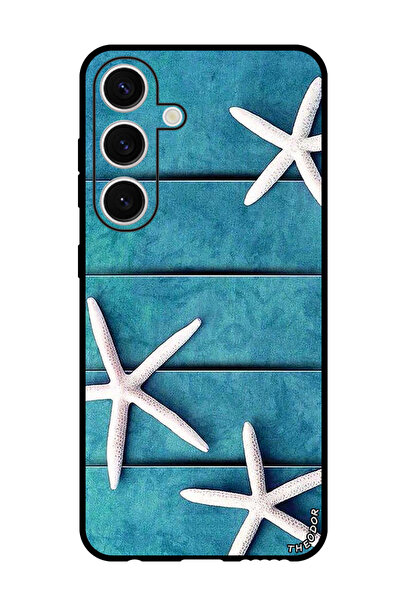 Theodor Protective Case Anti Scratch Shock Proof Bumper Cover For Samsung Galaxy S24 Plus Star Fishes