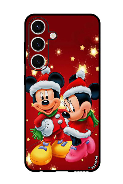 Theodor جراب واقٍ مضاد للخدش والصدمات لهاتف Samsung Galaxy S24 ميكي ماوس