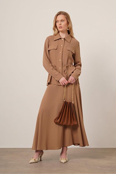 FTZ WOMEN Γυναικείο σετ Melise Crepe Mink 31172