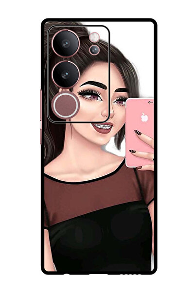 Theodor جراب واقٍ مضاد للخدش والصدمات لهاتف Vivo S17 - S17 Pro، صنع صور سيلفي