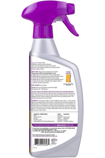 erorex High Performance Leather & Vinyl Conditioner Perfect Auto Furniture Shoes Bags Coats More Rehydrate