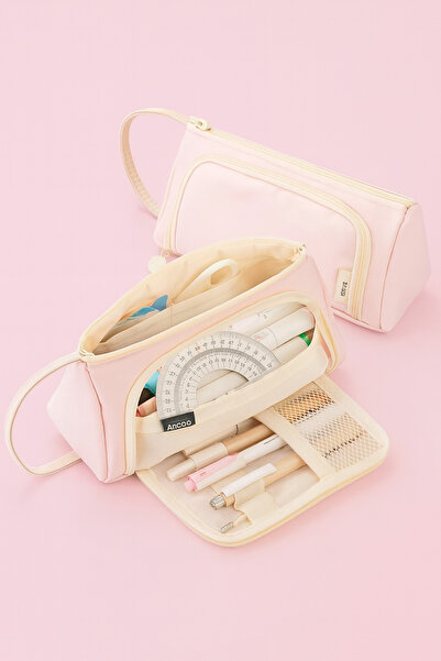 Fillikutum Husă pentru creion Macaroon Kawaii Geantă pentru creion versatilă ...