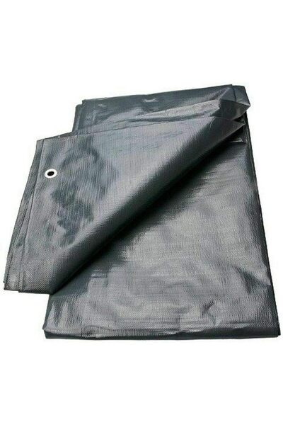 SGTT Prelată impermeabilă, 2x3m, densitate 200g/m², inele de fixare, gri închis