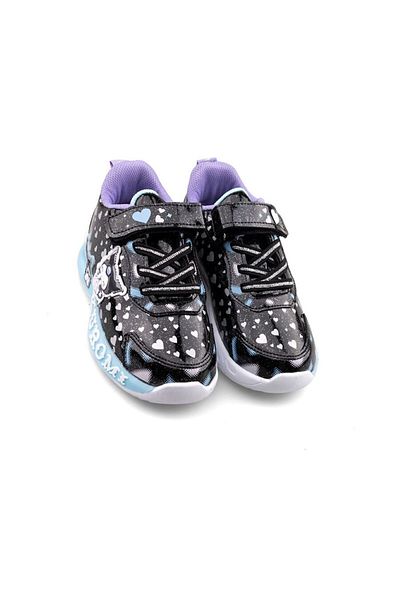 kuromi 725 Orthopedic Girl's Preschool Black Light Sneaker