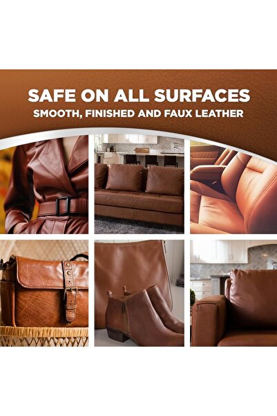 erorex Leather Cleaner Conditioner Spray - 500Ml, Restores, Protects & Nourishes Leather, Vinyl, Faux