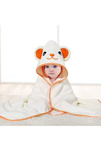 erorex Baby Bath Blanket Large Hooded Towel 80X80Cm Baby Bath Towel Animal Design Cotton Baby Bath Towel