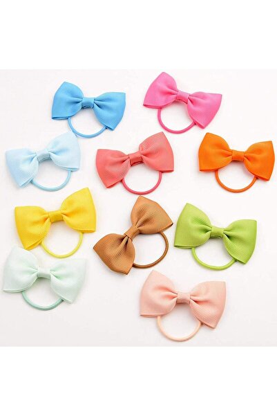 erorex 40 Pcs Baby Girl Hair Ties 2 Inch Hair Bows With Elastic Loop 20