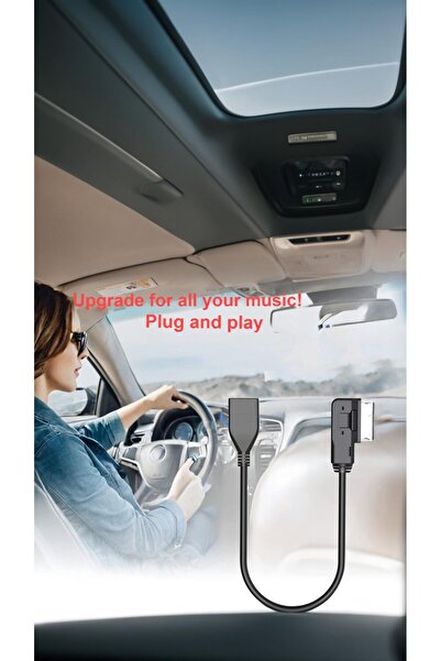 erorex ® محول واجهة موسيقى USB متوافق مع Audi - متوافق مع -Udi Vw J-Etta Gti Gli P-Assat Cc