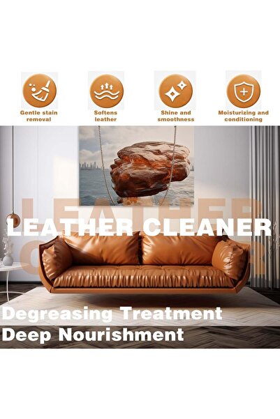 erorex Leather Care Kit, 30Ml Cleaner & 30Ml Conditioner Sponge & Towel Sneakers, Shoes, Boots, Bags & Car