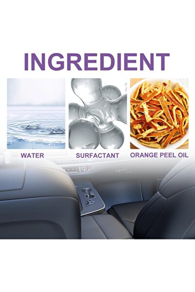erorex Interior Car Cleaner & Stain Remover - 120Ml Biodegradable Car Polish Leather Cleaner Supplies