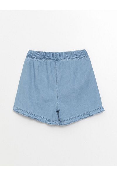 LC Waikiki New Season Basic Baby Girl Jean Shorts