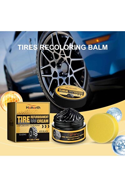 erorex Car Tire Retreading Balm, Black Leather Recoloring Balm, Leather Color Restorer Furniture, Leather