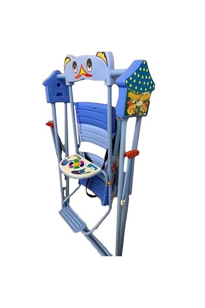ALRWAD Baby Swing, Indoor and Outdoor with Safety Seat, Infant Swing, Blue