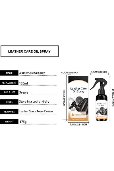 erorex 120Ml Leather Restoration Spray, Instant Nourishment & Protection Sofas, Boots, Wallets & Shoes,