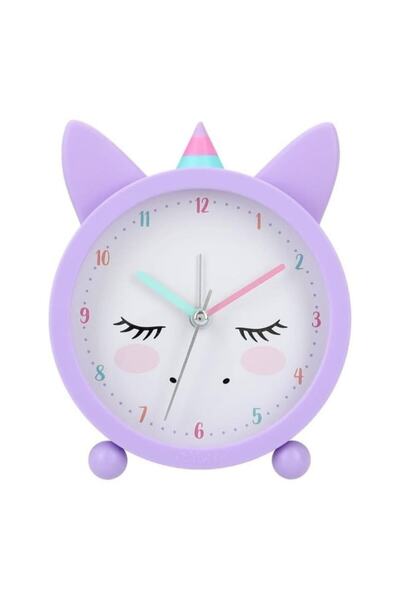 MASHASHOP Alarm Clock, Unicorn Model, Light Purple