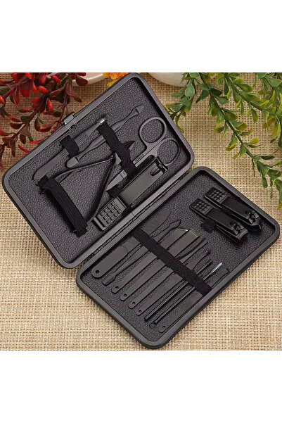 Rabelix Online Marketing مجموعة مانيكير وباديكير مع حقيبة 18 قطعة، مجموعة كام...